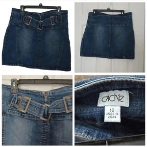 🌺Denim mini skirt